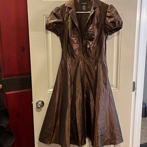 Brown BCBG Paris mid-length dress
